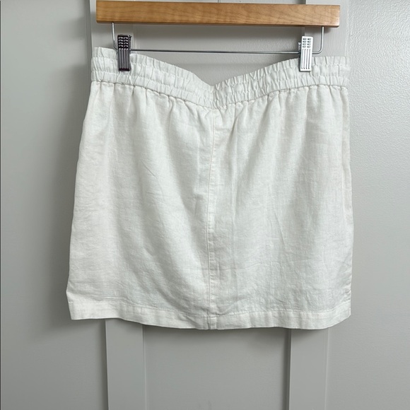 Old Navy White Skirt with Drawstring - Picture 3 of 4